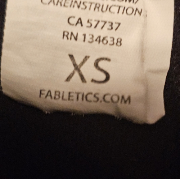 Fabletics Black Capri Leggings Size XS‎ - Picture 4 of 5